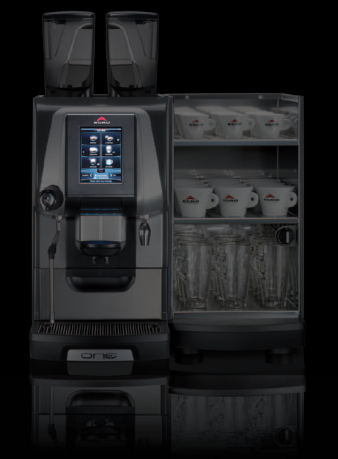 The Egro One Touch machine with its 7-inch touchscreen